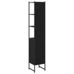 vidaXL Armoire de salle de bain Chêne noir 33 x 33 x 185 5 cm