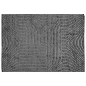 vidaXL Tapis de surface HUARTE Anthracite 340 x 240 cm Polyester