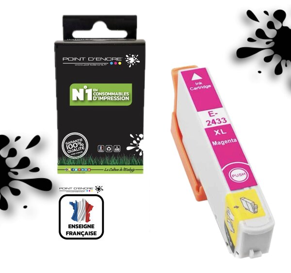 24XL - Eléphant - MAGENTA - Grande capacité