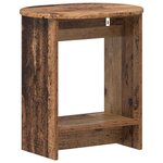 vidaXL Table d'appoint Bois ancien 50 x 39 5 x 55 cm Bois d'ingénierie