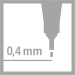 Colorparade x 20 stylos-feutres STABILO point 88 boîtier gris/orange