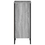 vidaXL Bibliothèque sonoma gris 50x31x74 5 cm bois d'ingénierie