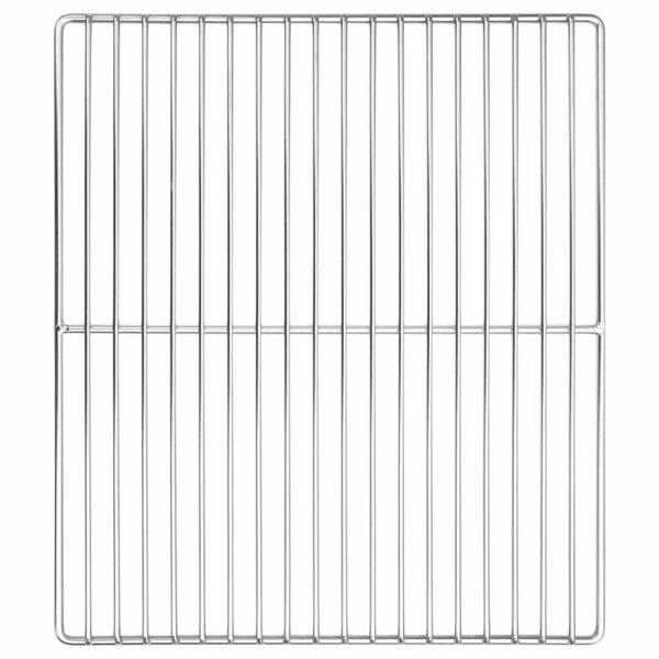 vidaXL Grille de barbecue Argenté 40 x 35 cm Acier inoxydable