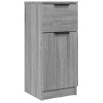 vidaXL Buffets 2 Pièces Sonoma gris 30x30x70 cm Bois d'ingénierie