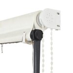 vidaXL Auvent rétractable avec LED 300x150 cm Crème