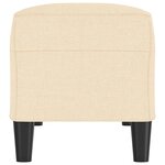 vidaXL Banc Crème 100x35x41 cm Tissu