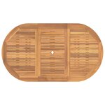 vidaXL Ensemble de salle à manger pour jardin 5 Pièces Marron