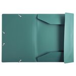 Chemise à élastique 3 rabats Polypropylène 4/10e Opaque Eco Vert EXACOMPTA