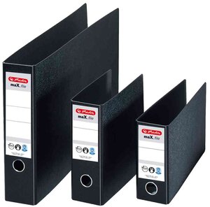 classeur en carton rigide maX.file, A5 à l'ita- HERLITZ