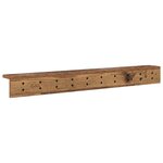 vidaXL Porte-manteau mural Bois ancien 100 x 10.5 x 10.5 cm
