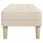 vidaXL banc Lin 113 x 57 x 39 cm tissu