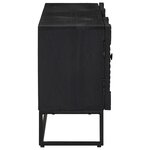 vidaXL Meuble TV avec tiroir avec étagère Noir 105 x 30 x 54 cm