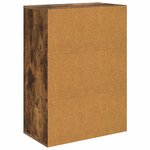 vidaXL Buffet Chêne fumé 60 x 33 5 x 84 cm