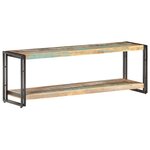 Vidaxl meuble tv 120x30x40 cm bois de récupération massif