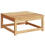 vidaXL Salon de jardin avec coussins 5 Pièces Bois d'acacia solide