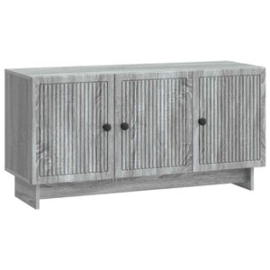 vidaXL Meuble TV Sonoma gris 99 x 34 5 x 50 cm Bois d'ingénierie