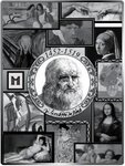 Pièce de monnaie en Cuivre g 62.2 (2 oz) Millésime Famous Paintings Medals MONA LISA