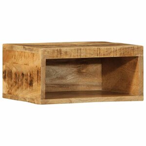 VidaXL Meuble TV mural 40x30x19 cm bois massif de manguier brut