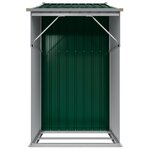 vidaXL Abri de jardin vert 277x93x179 cm acier galvanisé