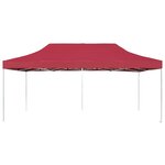 vidaXL Tente de réception pliable Aluminium 6x3 m Bordeaux