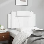 vidaXL Coussin de tête de lit blanc 100 cm similicuir