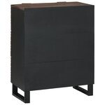 vidaXL Buffet - 60x33.5x75 cm  en bois de mangue massif