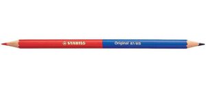 Crayon de couleur héxagonal ORIGINAL 87 Mine 2,5 mm Rouge / Bleu à l'unité STABILO