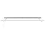 vidaXL Auvent Rétractable Jaune et blanc 400 x 200 cm