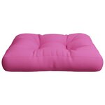 vidaXL Coussin de palette rose 58x58x10 cm tissu oxford