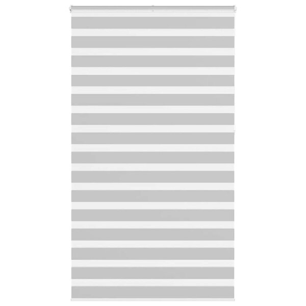 vidaXL Store zèbre gris clair largeur du tissu 130 9 cm polyester