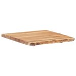 vidaXL Dessus de table Bois d'acacia massif 58x(50-60)x3 8 cm