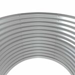 vidaXL Lit surélevé de jardin Acier galvanisé Argenté