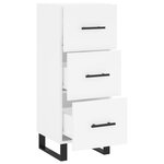 vidaXL Buffet blanc 34 5x34x90 cm bois d'ingénierie