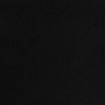 vidaXL Chaise de relaxation avec repose-pied Noir Tissu