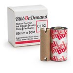 Ruban encreur argent 50 mm x 5 m pour imprimante ribbondemand