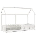 vidaXL Cadre de lit d'enfants forme de maison sans matelas 80x200 cm