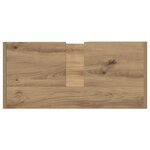 vidaXL Meuble sous évier Chêne Artisan 63x29x55 cm Bois d'ingénierie