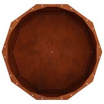 vidaXL Jardinière Rouillé 60 x 60 x 35 cm