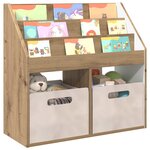 vidaXL Bibliothèque pour enfants Chêne artisanal 72 5 x 29 5 x 69 cm