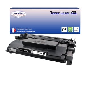 T3AZUR - Toner compatible avec Canon 052H pour Canon LBP-212dw  LBP-215x  LBP-214dw Noir - 9 200p
