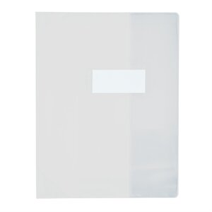Protège-cahier PVC 150 Strong Line A4 (21x29 7 cm) Translucide Incolore OXFORD