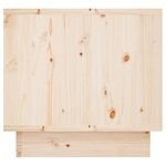 vidaXL Table de chevet 35x34x32 cm Bois de pin solide