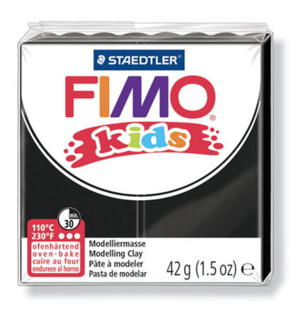 Pâte Fimo Kids 42 g Noir 8030.9