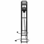 vidaXL Tête de lit de rangement Chêne noir 160 cm Bois d'ingénierie