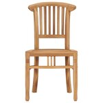 vidaXL Ensemble à manger de jardin 3 Pièces bois de teck solide