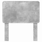 vidaXL Tête de lit Gris béton 100 cm Bois d'ingénierie