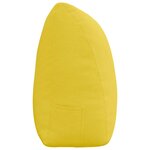 vidaXL Coussin de Dos Jaune clair 200 x 24 x 50 cm tissu