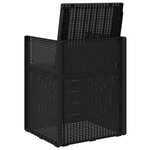 vidaXL Chaises de jardin salle à manger 2 Pièces Anthracite et Gris clair
