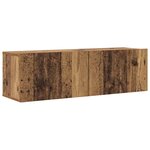 vidaXL Meubles TV muraux 6 Pièces vieux bois bois d'ingénierie