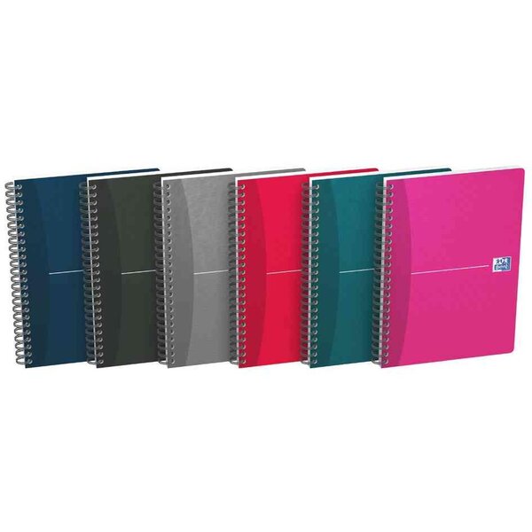 Carnet à Spirale Office A5 Quadrillé 100 pages 90g Coloris Aléatoire OXFORD